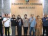 Kapolres Pelabuhan Makassar Audiensi dengan Fajar Group, Bahas Penguatan Informasi Publik