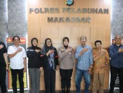 Kapolres Pelabuhan Makassar Audiensi dengan Fajar Group, Bahas Penguatan Informasi Publik