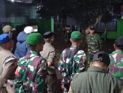 Apel dan Patroli Gabungan Personil Koramil 1409-03/Bontomarannu dan Komduk Jaga Situasi Kamtibmas di Wilayah Pattalasang Gowa
