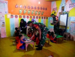 Aksi Inspiratif Koramil Somba Opu: Akselerasi “Dapur Satuan” Beri Gizi dan Semangat Pagi Siswa TK Seruni Gowa