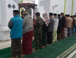 Babinsa Tompobulu Gelar Safari Subuh Berjamaah, Pererat Kemanunggalan di Masjid Besar Malakaji