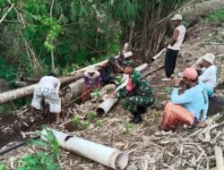 Aksi Sigap Babinsa Gowa: Kopka Nurkalwi Pimpin Perbaikan Pipa Air Wujudkan Akses Air Bersih Lancar