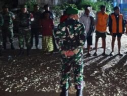 Antisipasi Gangguan Keamanan, Patroli Gabungan TNI-Komduk Gowa Sisir Rest Area Parangloe