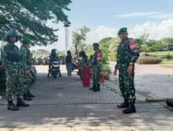 Amankan Perayaan Nataru 2025, Personel Kodim 1409/Gowa Siaga di Pos Terpadu dan Rest Area