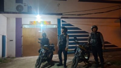 Patroli Dini Hari, Samapta Polres Gowa Sambangi Gereja
