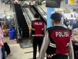 Ops Lilin 2025, Polres Pelabuhan Makassar Sisir Pasar dan Mall, Warga Merasa Aman Rayakan Nataru