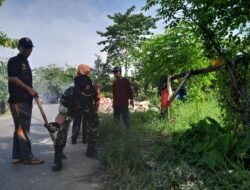 Aksi Tuntas di Jalur Macanda: Camat dan Babinsa Tamarunang Bahu-Membahu Lawan Sampah Plastik