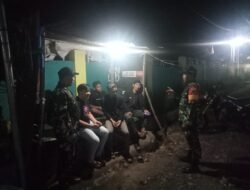 Jaga Kondusivitas Wilayah, Personel Koramil 1409-07/Tompobulu dan Komduk Gelar Patroli Gabungan di Tompobulu Gowa