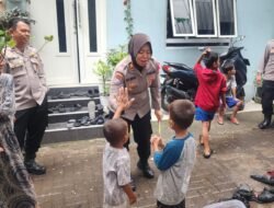 Menyelusuri Lorong, Satbinmas Polres Pelabuhan Makassar Ingatkan Bahaya Petasan Jelang Tahun Baru 2026