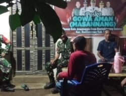 Jaga Kondusivitas Malam Tahun Baru, TNI dan Komduk Gowa Gelar Patroli Gabungan di Bontonompo