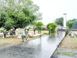 Menjaga Marwah Perjuangan, Kodim 1409/Gowa Gelar Karya Bakti di TMP Romang Lompoa Sambut HUT ke-69 Korem 141/Tp