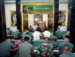 Peringati HUT ke-69 Korem 141/Toddopuli, Kodim 1409/Gowa Gelar Doa Bersama Penuh Khidmat