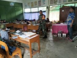 Cegah Stunting, Babinsa Koramil 1409-05/Pallangga Dampingi Program Makan Bergizi Ribuan Siswa di Gowa