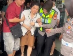 Polwan Polres Pelabuhan Makassar Tunjukkan Aksi Heroik di Tengah Kebakaran Somba Opu