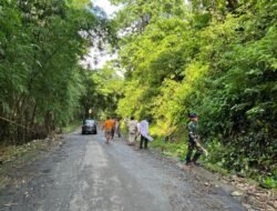 Implementasi Program Gowa Bersih, Babinsa Koramil Parangloe Gerakkan Semangat Gotong Royong di Desa Pattallikang