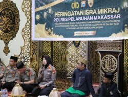 Maknai Isra Mikraj, Kapolres Pelabuhan Makassar Ajak Personel Perkuat Shalat dan Pelayanan Humanis