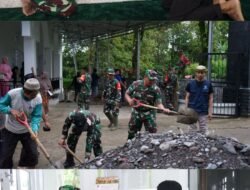 Peringati HUT Korem 141/Tp, Kodim 1409/Gowa Gelar Karya Bakti di Masjid Sjamsoeddin Kurnia