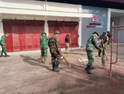 Dukung Program Strategis Presiden, Danramil Bontonompo Pimpin Karya Bakti di KDKMP Desa Jipang