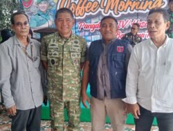 Bangun Sinergitas dan Perkuat Silaturahmi,Pangdam XIV/Hasanuddin Gelar Coffee Morning Bersama Awak Media