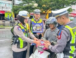 Ops Keselamatan Pallawa 2026, Satlantas Polres Pelabuhan Makassar Ajak Warga Tertib Lalu Lintas