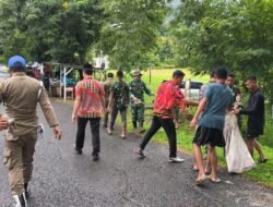 Pererat Silaturahmi, Koramil 1409-02/Parangloe Gelar Karya Bakti Bersama Pemerintah dan Masyarakat