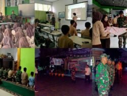 Perkuat Jiwa Patriotisme, Danramil Bajeng Gembleng 200 Siswa SMK 1 Gowa dalam PERSAMI Korps Kadet RI