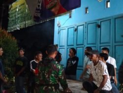 Perkuat Keamanan Teritorial, Koramil 05/Pallangga Gelar Patroli Gabungan dengan Komduk di Desa Bontoala