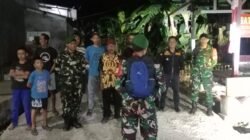Langkah Preventif Koramil 06/Bajeng bersama Komduk, Melaksanakan Patroli Gabungan Demi Kenyamanan Warga