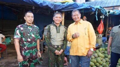 Kawal Stabilitas Pangan, Pangdam XIV/Hsn Bersama Forkopimda Sulsel Sidak Pasar Terong Makassar