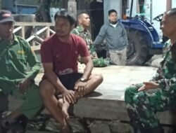 Bentengi Kamtibmas, Babinsa Koramil 1409-08/Bontonompo Pimpin Patroli Gabungan