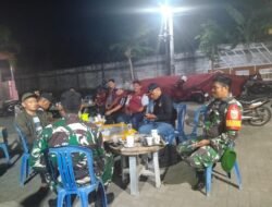 Komitmen Jaga Gowa Kondusif, Koramil 1409-01/Somba Opu Gelar Patroli Cipta Kondisi