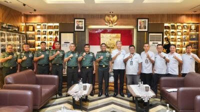Perkuat Silaturahmi dan Sinergi Negara, Pangdam XIV/Hasanuddin Terima Kunjungan Strategis DJKN Sulseltrabar di Makodam
