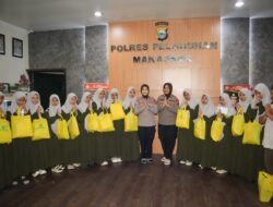 Hangatnya Kebersamaan di Aula Mapolres, Kapolres Pelabuhan Makassar Berbagi Kebahagiaan dengan Anak Yatim