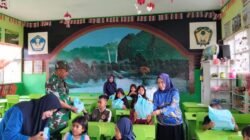 Cegah Stunting dan Perkuat Gizi Pelajar, Babinsa Kodim 1409/Gowa Pantau MBG di 19 Institusi Pendidikan Desa Bontoala