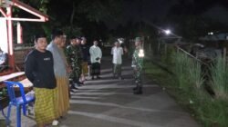 Pos Kamling Jadi Sasaran, Patroli Gabungan TNI-Komduk Gowa Pastikan Warga Aman