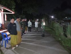 Pos Kamling Jadi Sasaran, Patroli Gabungan TNI-Komduk Gowa Pastikan Warga Aman