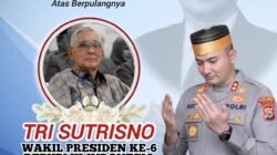 Kapolres Gowa dan Jajaran Sampaikan Duka Cita atas Wafatnya Wakil Presiden ke-6 RI Tri Sutrisno