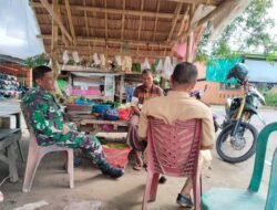 Sinergi Babinsa Gowa dan Staf Desa: Sosialisasikan Pola Hidup Sehat di Tengah Cuaca Tak Menentu