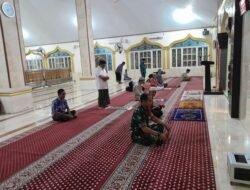 Mempererat Silaturahmi, Babinsa Kodim 1409/Gowa Gelar Safari Subuh Bersama Warga Tamarunang