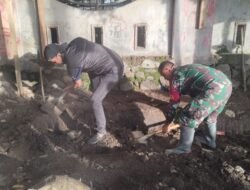 Cegah Banjir dan Bau Tak Sedap, Bainsa Kodim GowaGerakkan Karya Bakti Massal di Kelurahan Paccinongan