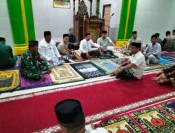 Pererat Silaturahmi Lewat Ibadah, Babinsa Koramil 1409-05/Pallangga Gelar Safari Subuh di Masjid Nurul Jihad