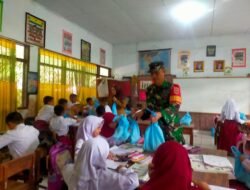 Pastikan Kualitas Nutrisi Siswa, Babinsa Gowa Pantau Langsung Penyaluran MBG di Pallangga