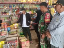Jelang Idul Fitri, Babinsa Koramil 1409-05/Pallangga Pastikan Stok Sembako Aman di Pasar Tumpah Kalukuang