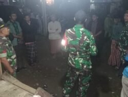 Kolaborasi Koramil 1409-07 dan Komduk Sisir Titik Rawan Gowa