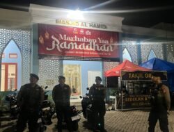 Hadirkan Rasa Aman di Bulan Ramadan, Perintis Presisi Samapta Polres Gowa Patroli Masjid