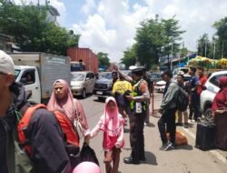 Ops Ketupat 2026, Satlantas Polres Pelabuhan Makassar Gerak Cepat Urai Kepadatan Saat Kapal Sandar