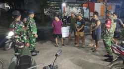 Wujudkan Gowa Aman, Babinsa Kodim 1409/Gowa Pimpin Patroli Bareng Komponen Pendukung