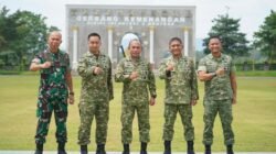 Perkuat Sinergi TNI, Pangdam XIV/Hsn Dampingi Kabacadnas Kunjungi Divif 3/Kostrad