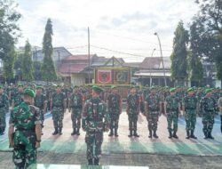 Pastikan Kesiapan Satuan, Kodim 1409/Gowa Gelar Apel Pengecekan Personel Pasca Cuti Lebaran