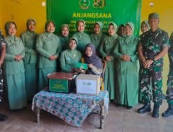 HUT ke-80 Persit KCK, Ketua Cabang XXVI Gelar Anjangsana Hangat di Wilayah Koramil Bajeng